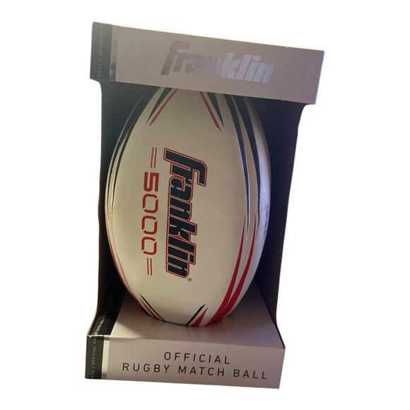 Franklin Sports 5000 Official Rugby Ball DC2442 Size 5 New Factory Sealed - Picture 1 of 4